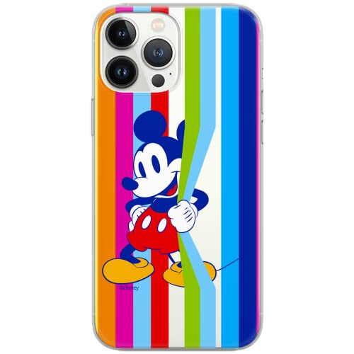 ERT GROUP Handyhülle für iPhone 13 PRO Original und offiziell Lizenziertes Disney Muster Mickey 026 optimal an die Form des Handy angepasst, hülle aus TPU, teilweise transparent von ERT GROUP