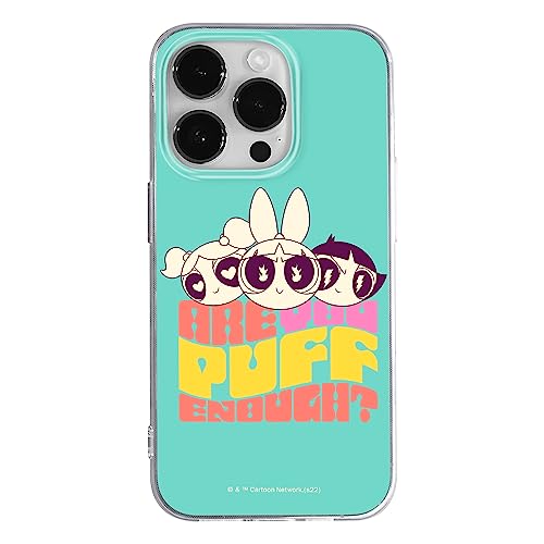 ERT GROUP Handyhülle für iPhone 14 PRO Original und offiziell Lizenziertes The Powerpuff Girls Muster The Powerpuff Girls 043 optimal an die Form des Handy angepasst, hülle aus TPU von ERT GROUP