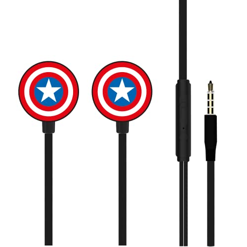 ERT GROUP Kopfhörer mit Mikrofon original und offiziell lizenziert Marvel Captain America 003 von ERT GROUP