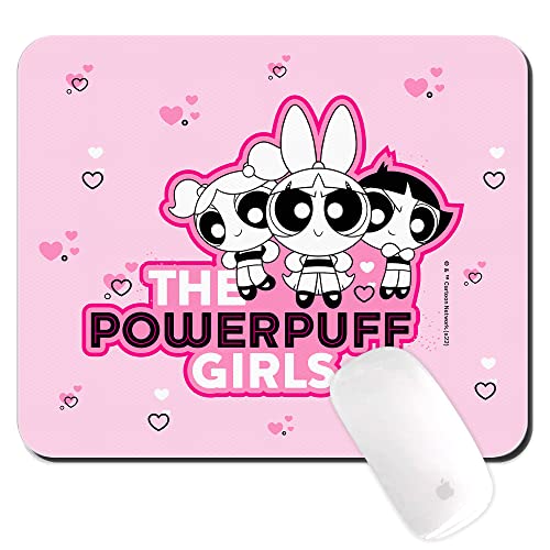 ERT GROUP Original-Mauspad und offizielles Lizenzprodukt von The Powerpuff Girls, Muster The Powerpuff Girls 023 Pink PC Computer Maus Matte, rutschfest, 225 mm x 189 mm von ERT GROUP