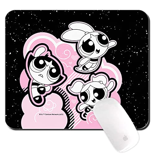 Original und offiziell Lizenziertes Powerpuff Girls Mousepad, Muster Powerpuff Girls 024 PC Computer Mousepad rutschfest 225 mm x 189 mm von ERT GROUP