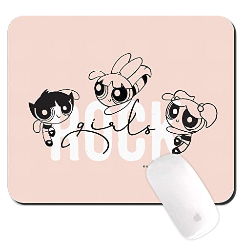 ERT GROUP Original-Mauspad und offizielles Lizenzprodukt von The Powerpuff Girls, Muster The Powerpuff Girls 039 Beige PC Computer Maus Matte, rutschfest, 225 mm x 189 mm von ERT GROUP