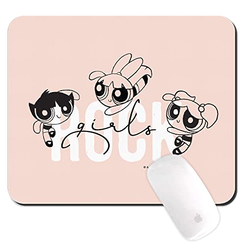 Original und offiziell Lizenziertes Powerpuff Girls Mousepad, Muster Powerpuff Girls 039 PC Computer Mousepad rutschfest 225 mm x 189 mm von ERT GROUP