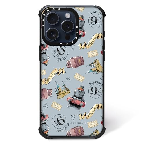 ERT GROUP Original und Offiziell Lizenziertes Harry Potter Muster Harry Potter 041 Magnetisch Handyhülle für iPhone 14 Case, Zoll Kompatibel mit MagSafe, stoßfest, Blue von ERT GROUP
