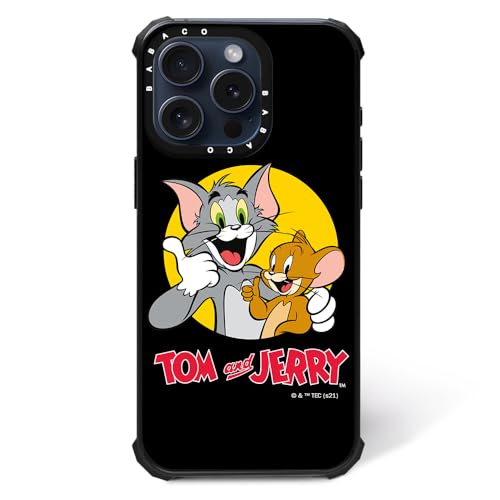 ERT GROUP Original und Offiziell Lizenziertes Tom & Jerry Muster Tom & Jerry 013 Magnetisch Handyhülle für iPhone 13 PRO Case, Zoll Kompatibel mit MagSafe, Cover aus Kunststoff TPU-Silikon, Black von ERT GROUP