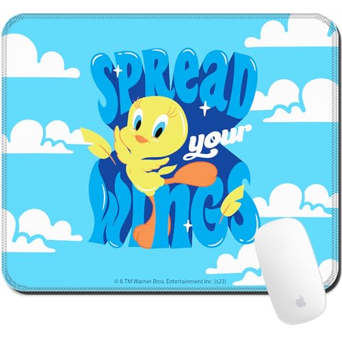 ERT GROUP Original und lizenzierte Schreibtischmatte Looney Tunes Motiv Tweety 014, rutschfest, 32x27 von ERT GROUP