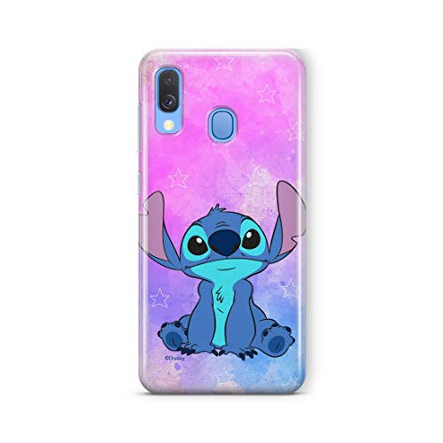 ERT GROUP Original und offiziell Lizenziertes Disney Lilo i Stitch Handyhülle für Samsung A40 optimal an die Form des Smartphones angepasst, Schutzhülle aus Silikon von ERT GROUP