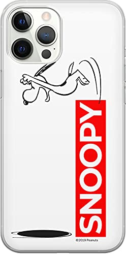 ERT GROUP Original und offiziell Lizenziertes Snoopy Handyhülle für iPhone 12 PRO MAX optimal an die Form des Smartphones angepasst, Schutzhülle aus Silikon von ERT GROUP