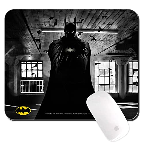 ERT GROUP Original und offiziell lizenziert von DC Anti-Rutsch-Mauspad, Muster Batman 003, Anti-Rutsch-Computer-Mauspad, rechteckig 220 mm x 180 mm von ERT GROUP