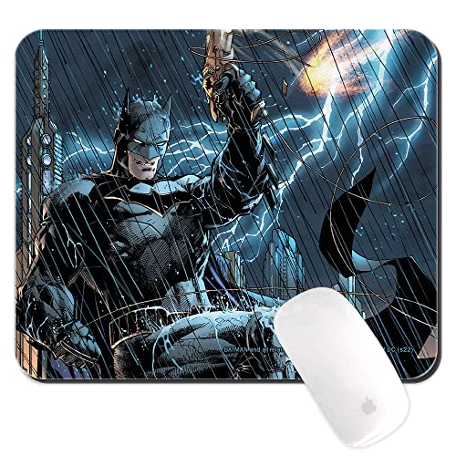 ERT GROUP Original und offiziell lizenziert von DC Anti-Rutsch-Mauspad, MusterBatman 097, Anti-Rutsch-Computer-Mauspad, rechteckig 220 mm x 180 mm von ERT GROUP