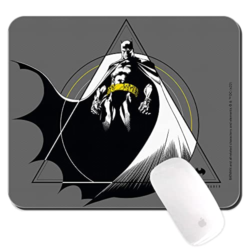 ERT GROUP Original und offiziell lizenziert von DC Anti-Rutsch-Mauspad, MusterBatman 099, Anti-Rutsch-Computer-Mauspad, rechteckig 220 mm x 180 mm von ERT GROUP