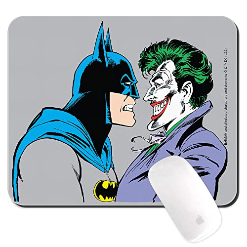 ERT GROUP Original und offiziell lizenziert von DC Anti-Rutsch-Mauspad, MusterBatman i Joker 005, Anti-Rutsch-Computer-Mauspad, rechteckig 220 mm x 180 mm von ERT GROUP