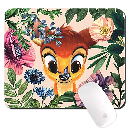 ERT GROUP Original und offiziell lizenziert von Disney Anti-Rutsch-Mauspad, Muster Bambi 011, Anti-Rutsch-Computer-Mauspad, rechteckig 220 mm x 180 mm von ERT GROUP