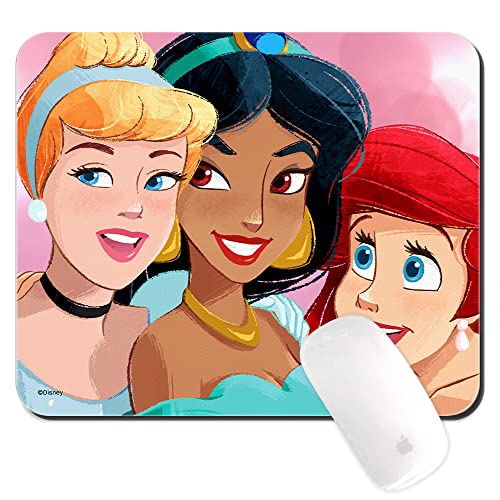 ERT GROUP Original und offiziell lizenziert von Disney Anti-Rutsch-Mauspad, Muster Disney Princess 008, Anti-Rutsch-Computer-Mauspad, rechteckig 220 mm x 180 mm von ERT GROUP