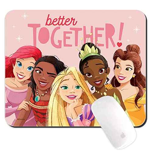 ERT GROUP Original und offiziell lizenziert von Disney Anti-Rutsch-Mauspad, Muster Disney Princess 009, Anti-Rutsch-Computer-Mauspad, rechteckig 220 mm x 180 mm von ERT GROUP