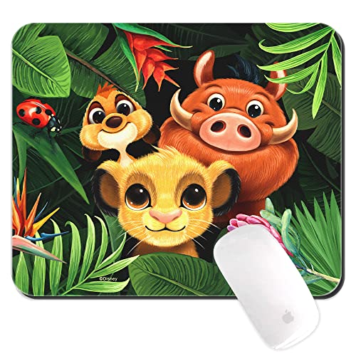 ERT GROUP Original und offiziell lizenziert von Disney Anti-Rutsch-Mauspad, Muster Simba and Friends 003, Anti-Rutsch-Computer-Mauspad, rechteckig 220 mm x 180 mm von ERT GROUP