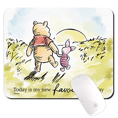 ERT GROUP Original und offiziell lizenziert von Disney Anti-Rutsch-Mauspad, Muster Winnie The Pooh and Friends 012, Anti-Rutsch-Computer-Mauspad, rechteckig 220 mm x 180 mm von ERT GROUP