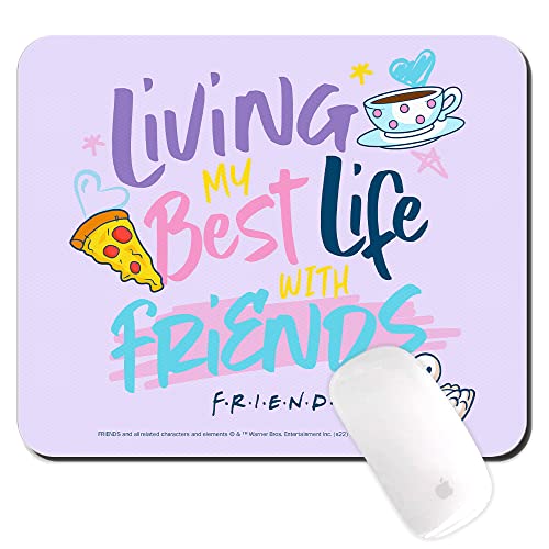ERT GROUP Original und offiziell lizenziert von Friends Anti-Rutsch-Mauspad, MusterFriends 024, Anti-Rutsch-Computer-Mauspad, rechteckig 220 mm x 180 mm von ERT GROUP