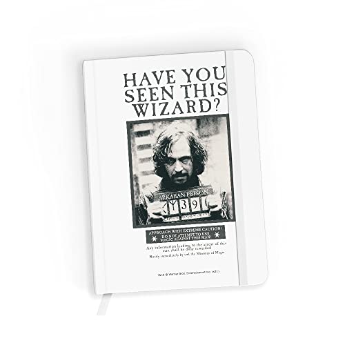 ERT GROUP Original und offiziell lizenziert von Harry Potter Notizbuch, Muster Harry Potter 031 white, mit kariertem Papier, A5 von ERT GROUP