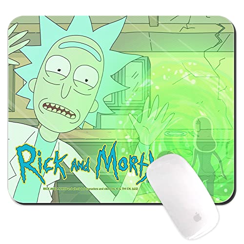 ERT GROUP Originales und offiziell Lizenziertes Rick and Morty Mauspad, Muster Rick and Morty 035, Mehrfarbig, PC-Computer-Mauspad, rutschfest, 225 mm x 189 mm von ERT GROUP