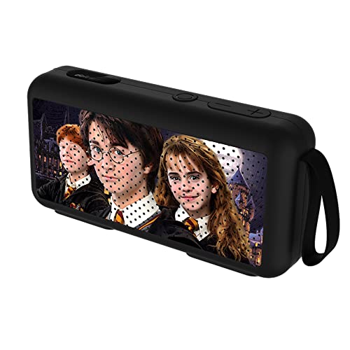 ERT GROUP lizenziert Harry Potter Muster Harry Potter 084 Bluetooth Lautsprecher, 3W Lautsprecher Tragbar, Eingebautes Mikrofon und FM Radio, Micro SD-Kartensteckplatz, Wiederaufladbarer Akku von ERT GROUP