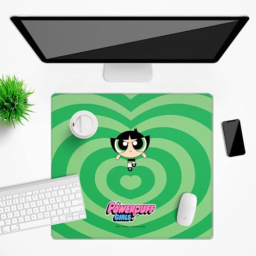 Ert Group Offiziell lizenzierte Schreibtischunterlage von The Powerpuff Girls, Motiv 006 Green, rutschfest, 50 x 45 cm von ERT GROUP