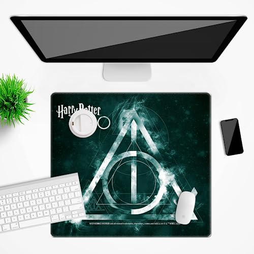 Original Harry Potter Schreibtischunterlage, offiziell lizenziert, Motiv 018 Black, rutschfest, 50 x 45 cm von ERT GROUP