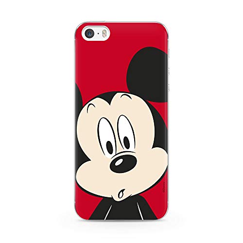 Original und Offiziell lizenziertes Disney Minnie und Mickey maus Handyhülle für iPhone 5, iPhone 5S, iPhone SE, Case, Hülle, Cover aus Kunststoff TPU-Silikon, schützt vor Stößen und Kratzern von ERT GROUP