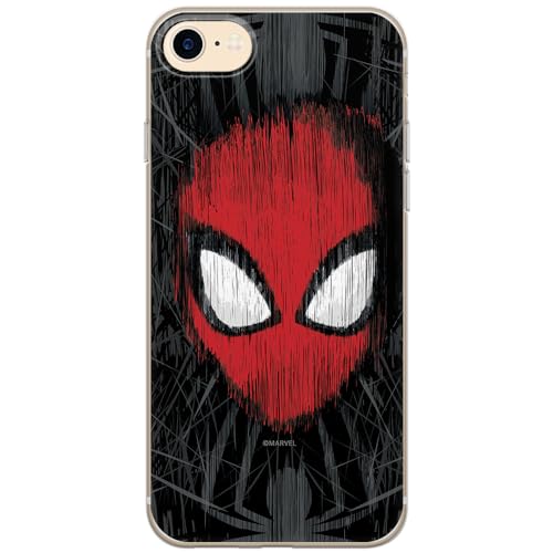 Original und Offiziell lizenziertes Marvel Spider-Man Handyhülle für iPhone 7, iPhone 8, iPhone SE 2, Hülle, Case, Cover aus Kunststoff TPU-Silikon, schützt vor Stößen und Kratzern von ERT GROUP