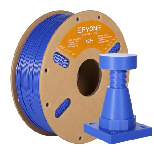 ERYONE ABS Plus Filament 1.75mm +/- 0.03mm, ABS Pro ABS+ 3D Printer Filament for Most FDM 3D Printers, 1kg (2.2lbs) Spool, Blue von ERYONE
