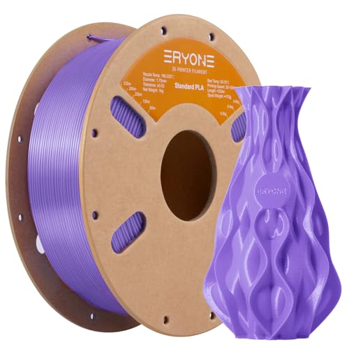 ERYONE PLA Filament 1.75 mm, 3D-Drucker Filament PLA, 0,03 mm, 1 kg/Spule, Lavendel von ERYONE