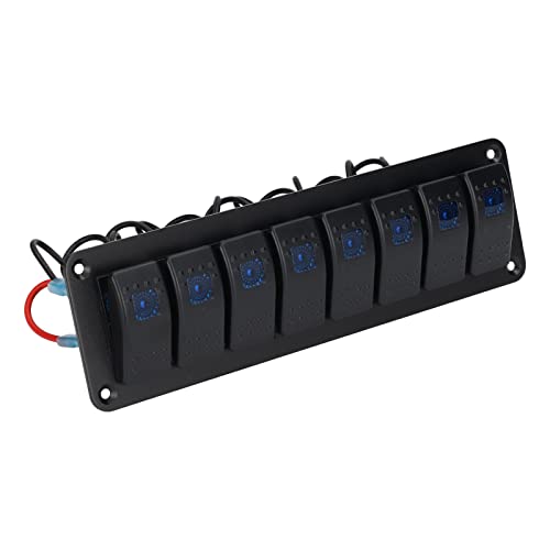 8 Banden -Rocker -Schalter LED -LED -Rückbeleuchtung auf Off Switch Wasserdichtem Überlastschutz, Eingebauter Intelligenter IC, 10000 -Zyklus -Splash -Panel, Hitzebeständige für 8 Banden -Rocker -Schalter LED -LED -Rückbeleuchtung auf Off Switch Wasserdichtem Überlastschutz, Eingebauter Intelligenter IC, 10000 -Zyklus -Splash -Panel, Hitzebeständige für von ERYUE