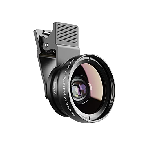 ERYUE Kit de Lentilles,APL-0.45WM Kit d'objectifs téléphoniques 0.45X Super Grand Angle et 12.5X lentilles de caméra Super Macro Objectif HD Avec Clip d'objectif Pour Plus von ERYUE
