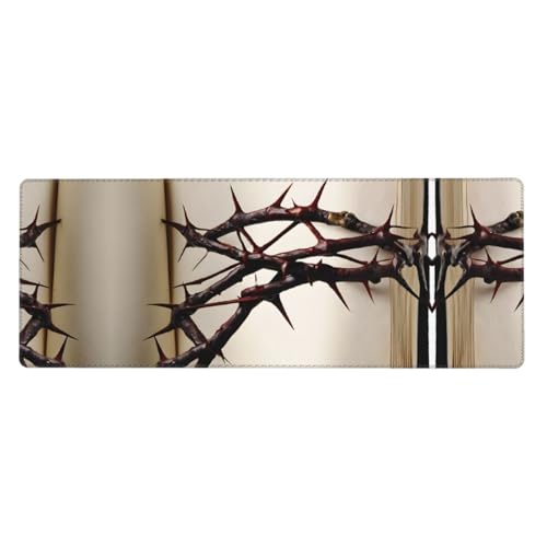 Crown of Thorns Fortschrittliches Näh-Mauspad, 76,2 x 203,2 cm, verdicktes Design, bequemer zu bedienen Crown of Thorns Fortschrittliches Näh-Mauspad, 76,2 x 203,2 cm, verdicktes Design, bequemer zu bedienen von ESASAM