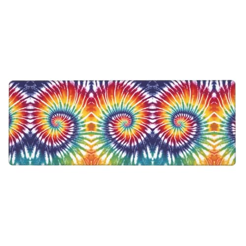 ESASAM Batik-Mauspad, Regenbogenfarben, 76,2 x 203,2 cm, verdicktes Design, bequemer zu bedienen ESASAM Batik-Mauspad, Regenbogenfarben, 76,2 x 203,2 cm, verdicktes Design, bequemer zu bedienen von ESASAM