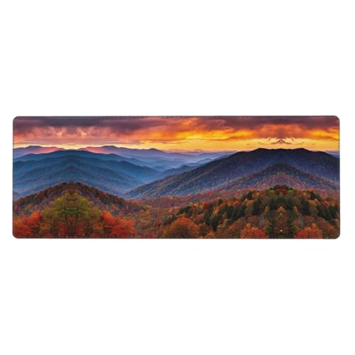 ESASAM Blue Ridge Parkway Mountains Advanced Näh-Mauspad, 76,2 x 203,2 cm, verdicktes Design, bequemer zu bedienen ESASAM Blue Ridge Parkway Mountains Advanced Näh-Mauspad, 76,2 x 203,2 cm, verdicktes Design, bequemer zu bedienen von ESASAM