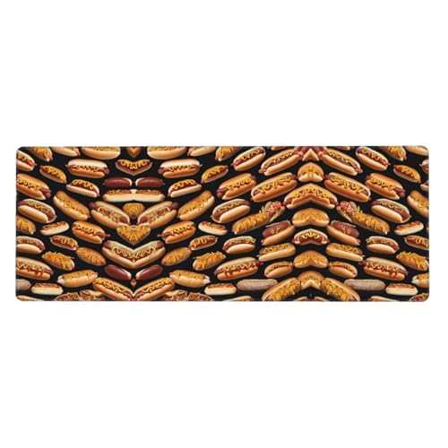 ESASAM Fun Food Hot Dogs Advanced Näh-Mauspad, 76,2 x 203,2 cm, verdicktes Design, bequemer zu bedienen ESASAM Fun Food Hot Dogs Advanced Näh-Mauspad, 76,2 x 203,2 cm, verdicktes Design, bequemer zu bedienen von ESASAM