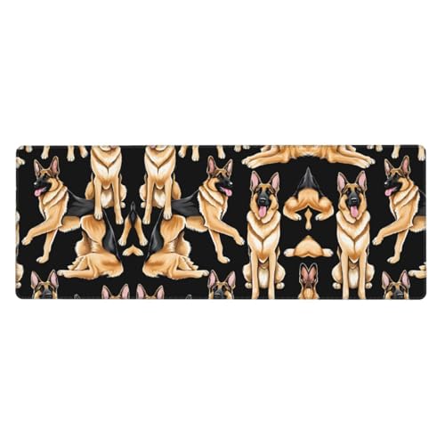 ESASAM Mauspad, Motiv: Deutscher Schäferhund, 76,2 x 203,2 cm, verdicktes Design, bequemer zu bedienen ESASAM Mauspad, Motiv: Deutscher Schäferhund, 76,2 x 203,2 cm, verdicktes Design, bequemer zu bedienen von ESASAM