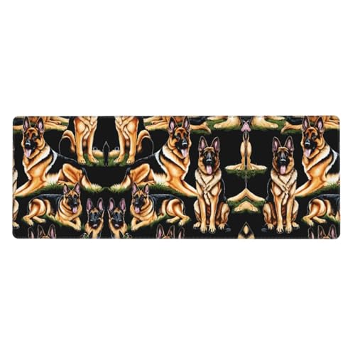 ESASAM Mauspad, Motiv: Deutscher Schäferhund, 76,2 x 203,2 cm, verdicktes Design, bequemer zu bedienen ESASAM Mauspad, Motiv: Deutscher Schäferhund, 76,2 x 203,2 cm, verdicktes Design, bequemer zu bedienen von ESASAM