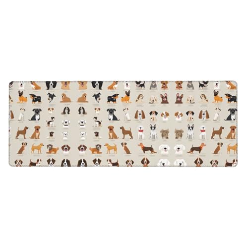 ESASAM Mauspad für Hunderassen, 30 x 80 cm, verdicktes Design, bequemer zu bedienen ESASAM Mauspad für Hunderassen, 30 x 80 cm, verdicktes Design, bequemer zu bedienen von ESASAM