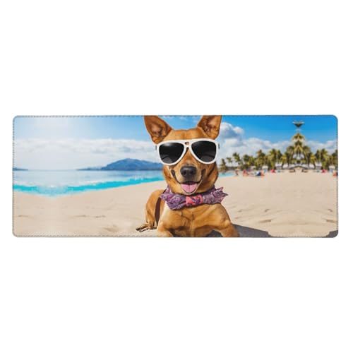 ESASAM Mauspad mit Chihuahua-Motiv, 76,2 x 203,2 cm, verdicktes Design, bequemer zu bedienen von ESASAM