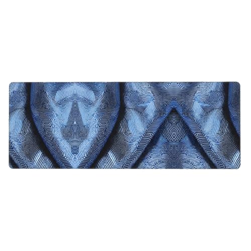 ESASAM Mauspad mit Farbverlauf, Denim, fortschrittlich, 76,2 x 203,2 cm, verdicktes Design, bequemer zu bedienen ESASAM Mauspad mit Farbverlauf, Denim, fortschrittlich, 76,2 x 203,2 cm, verdicktes Design, bequemer zu bedienen von ESASAM