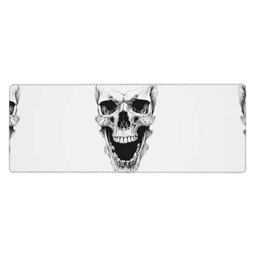 ESASAM Mauspad mit Horror-Schädel-Design, 76,2 x 203,2 cm, verdicktes Design, bequemer zu bedienen ESASAM Mauspad mit Horror-Schädel-Design, 76,2 x 203,2 cm, verdicktes Design, bequemer zu bedienen von ESASAM