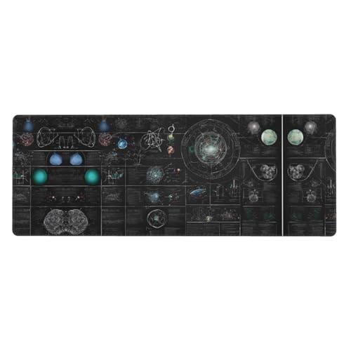 ESASAM Mauspad mit abstrakter Wissenschaft und Chemie, 3D, fortschrittliches 30 x 80 cm Näh-Mauspad, verdicktes Design, bequemer zu bedienen ESASAM Mauspad mit abstrakter Wissenschaft und Chemie, 3D, fortschrittliches 30 x 80 cm Näh-Mauspad, verdicktes Design, bequemer zu bedienen von ESASAM