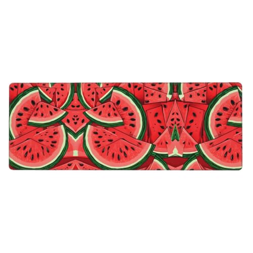 ESASAM Mauspad mit roter Wassermelone, 30 x 80 cm, verdicktes Design, bequemer zu bedienen ESASAM Mauspad mit roter Wassermelone, 30 x 80 cm, verdicktes Design, bequemer zu bedienen von ESASAM