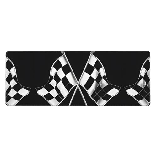 ESASAM Mauspad mit schwarz-weißem Karomuster, 30 x 80 cm, verdicktes Design, bequemer zu bedienen ESASAM Mauspad mit schwarz-weißem Karomuster, 30 x 80 cm, verdicktes Design, bequemer zu bedienen von ESASAM