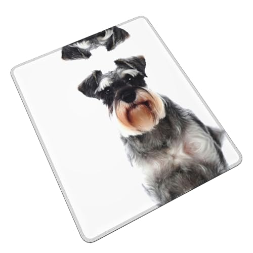 ESASAM Well-Behaved Schnauzer Advanced Rubber Stitched Mouse Pad, Thickened Design, More Comfortable To Operate von ESASAM