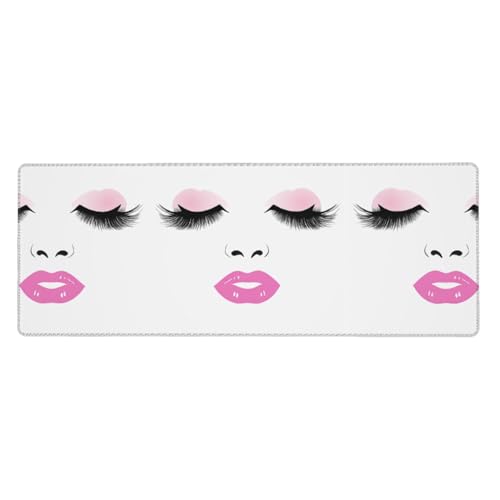 ESASAM Wimpernlippe, weiß, fortschrittliches Näh-Mauspad, 76,2 x 203,2 cm, verdicktes Design, bequemer zu bedienen ESASAM Wimpernlippe, weiß, fortschrittliches Näh-Mauspad, 76,2 x 203,2 cm, verdicktes Design, bequemer zu bedienen von ESASAM