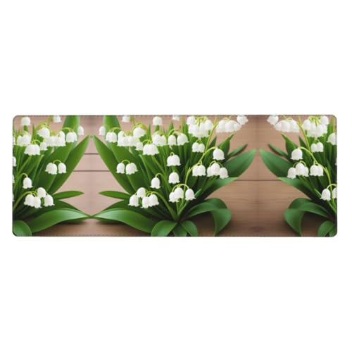 Lilies Of The Valley Fortschrittliches Näh-Mauspad, 76,2 x 203,2 cm, verdicktes Design, bequemer zu bedienen Lilies Of The Valley Fortschrittliches Näh-Mauspad, 76,2 x 203,2 cm, verdicktes Design, bequemer zu bedienen von ESASAM