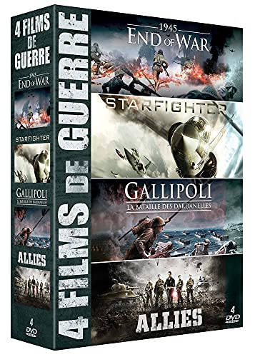 4 FILMS DE GUERRE - COFFRET 4 DVD (1945 END OF WAR - STARFIGHTER - GALLIPOLI, LA BATAILLE DES DARDANELLES - ALLIES) von ESC EDITIONS